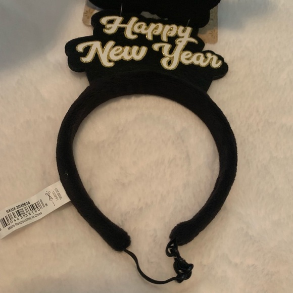 🏆HP🏆 Holiday Tails Happy New Year Dog Headband - Picture 4 of 6